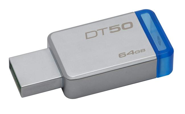 Kingston Datatraveler DT50 64GB USB 3.0 Flash Drive